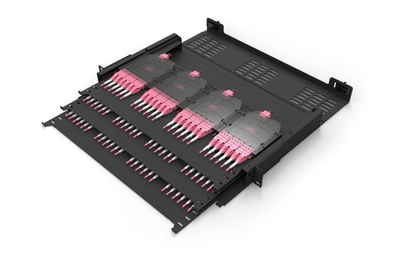 High-Density MPO/MTP-LC Patch Panel | 144F–576F Cassette