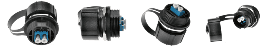 ODVA LC DX Waterproof Fiber Adapter for cabinets