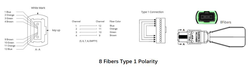 824 Fiber MPOMTP Fiber Optic Loopback ModuleCable 1