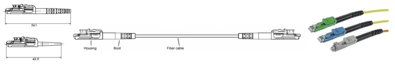 LX5 to LX5 Fiber Optic Patch Cord
