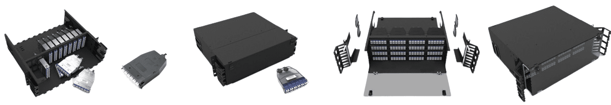 3U 4U UHD MPOMTP LC 288F384F Modular Patch Panels 3U 4U UHD MPOMTP LC 288F384F Modular Patch Panels