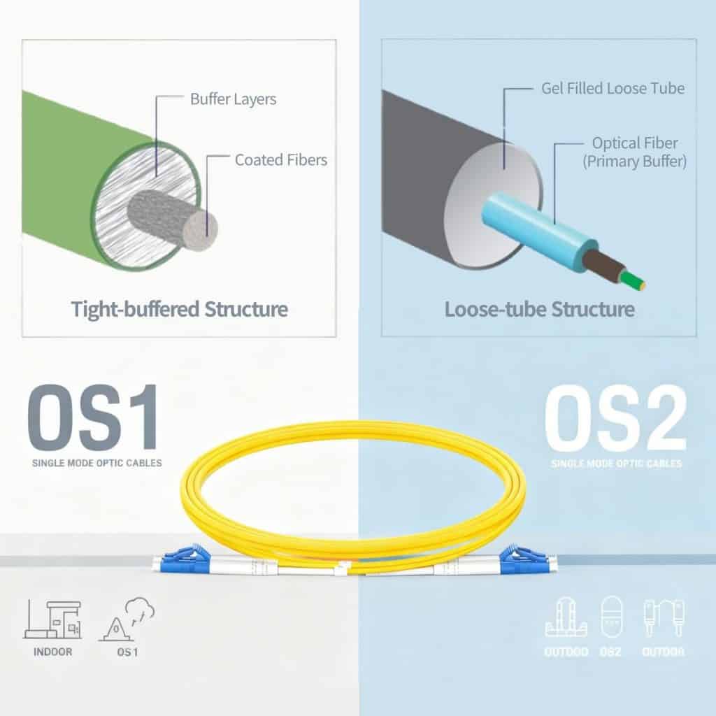 OS1 vs OS2 Fiber: Key Differences & How to Choose