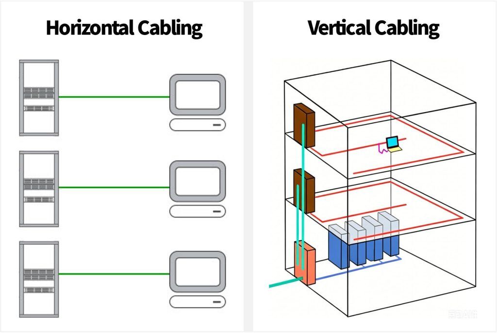 Horizontal vs Vertical Fiber Cabling Explained